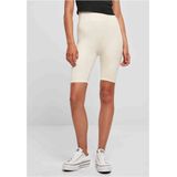 Urban Classics - High Waist Korte cycle broek - Ivoorkleurig