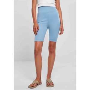 Urban Classics - High Waist Korte cycle broek - Blauw