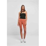 Urban Classics - High Waist Korte cycle broek - Oranje