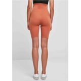 Urban Classics - High Waist Korte cycle broek - Oranje