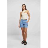 Urban Classics - High Waist Cargo Korte broek Blauw