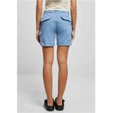 Urban Classics - High Waist Cargo Korte broek Blauw