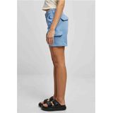 Urban Classics - High Waist Cargo Korte broek Blauw