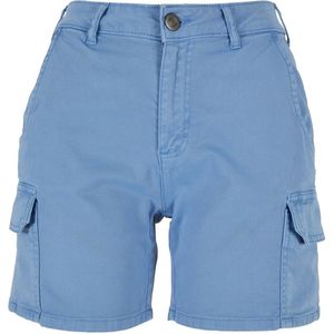 Urban Classics - High Waist Cargo Korte broek Blauw