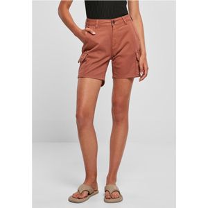 Urban Classics - High Waist Cargo Korte broek Oranje