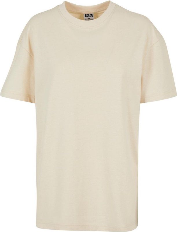 Urban Classics - Oversized Boyfriend Dames T-shirt - Ivoorkleurig