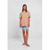 Urban Classics - Oversized Boyfriend Dames T-shirt - Roze