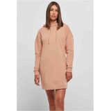 Urban Classics - Organic Oversized Terry Hoody Korte jurk - Roze