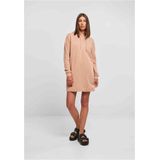 Urban Classics - Organic Oversized Terry Hoody Korte jurk - Roze