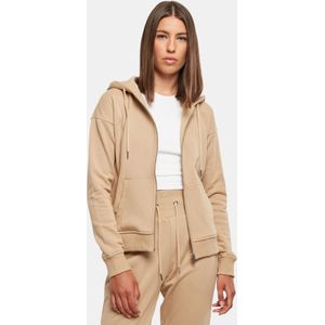Urban Classics - Organic Terry - Sweat-shirtjack - Dames - Met Capuchon