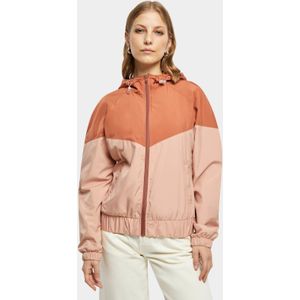 Urban Classics - Arrow Windbreaker - Oranje/Roze - Dames
