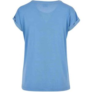 URBAN CLASSICS Kurzarmshirt Urban Classics Damen Ladies Modal Extended Shoulder Tee (1-tlg)