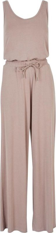 Urban Classics - Long Sleeveless Modal Jumpsuit - Roze