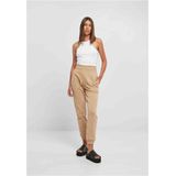 Urban Classics - Organic High Waist Dames joggingbroek - Beige