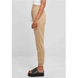 Urban Classics - Organic High Waist Dames joggingbroek - Beige