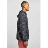 Urban Classics - Flower All Over Print - Pullover Jas - Zwart