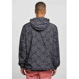 Urban Classics - Flower All Over Print - Pullover Jas - Zwart