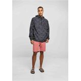 Urban Classics - Flower All Over Print - Pullover Jas - Zwart