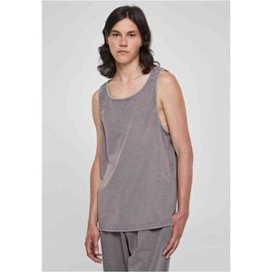 Urban Classics - Heavy Oversized Acid Wash Tanktop Grijs
