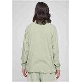 Urban Classics - Heavy Boxy Acid Wash Longsleeve shirt - Groen