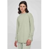 Urban Classics - Heavy Boxy Acid Wash Longsleeve shirt - Groen