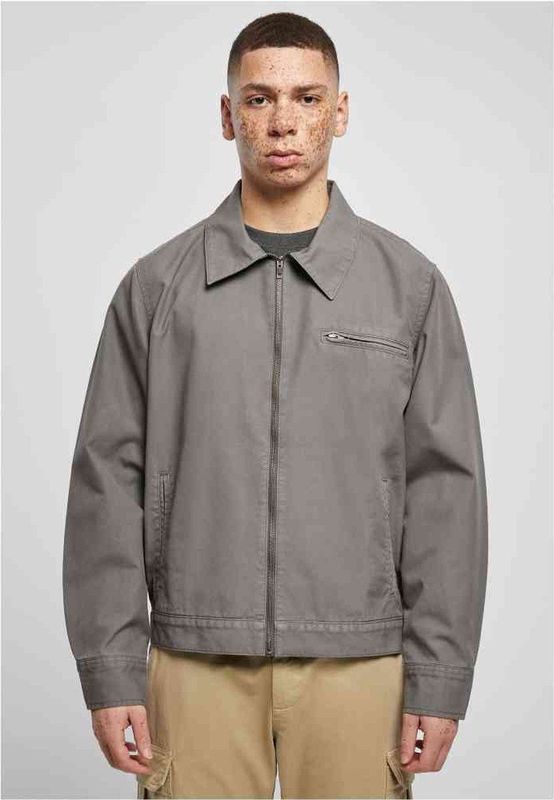 Urban Classics Tussenjas  donkergrijs