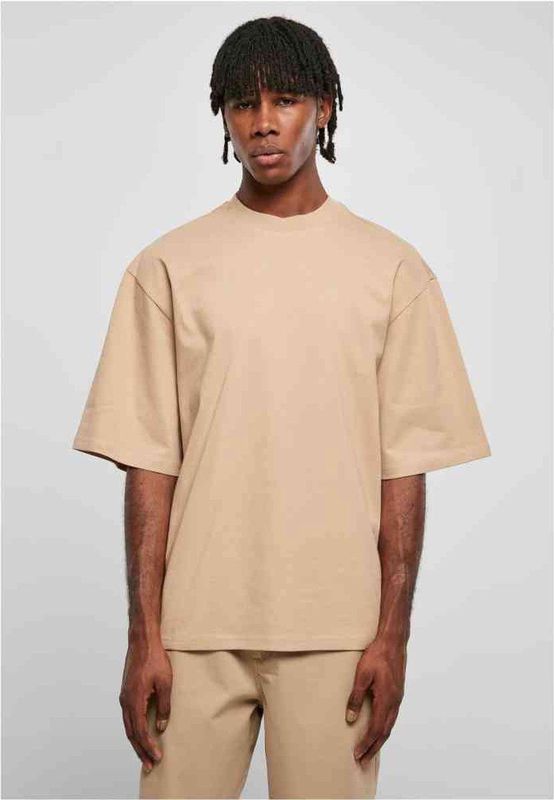 Urban Classics - Organic Oversized Sleeve Heren T-shirt - Beige