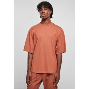 Urban Classics - Organic Oversized Sleeve Heren T-shirt - Oranje