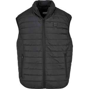 Urban Classics Lichtgewicht bubbel vest heren jas, zwart.