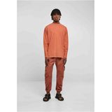 Urban Classics - Heavy Oversized Garment Dye Longsleeve shirt - Oranje