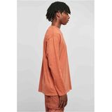 Urban Classics - Heavy Oversized Garment Dye Longsleeve shirt - Oranje