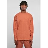 Urban Classics - Heavy Oversized Garment Dye Longsleeve shirt - Oranje