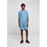 Urban Classics - Ribbed Oversized Shirt - Blauw - 100% Katoen