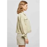 Urban Classics - Oversized Colored Denim Jacket - Groen - Spijkerjack