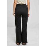 Urban Classics - Pin Tuck Terry Flared broek - Zwart