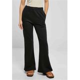 Urban Classics - Pin Tuck Terry Flared broek - Zwart