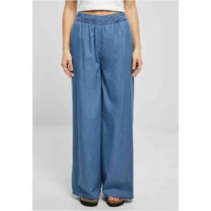 Urban Classics Ladies Light Denim Wide Leg Pants