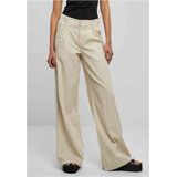 Urban Classics - High Linen Mixed Wijde broek Groen