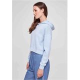 Urban Classics - Short Flower Embroidery Terry Hoodie/trui - Blauw