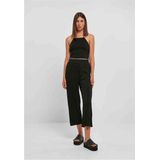 Urban Classics - Straight Leg Rib Interlock Culotte - Zwart