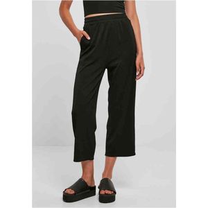 Urban Classics - Straight Leg Rib Interlock Culotte - Zwart