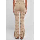 Urban Classics - Flared Crochet Knit Legging - Beige