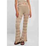 Urban Classics - Flared Crochet Knit Legging - Beige