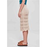 Kokerrok - Effen - Mesh - 3/4 Lengte - Normale Pasvorm