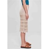 Kokerrok - Effen - Mesh - 3/4 Lengte - Normale Pasvorm