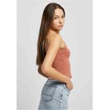 Urban Classics Dames One Strap Top Vrouwen Top Zwart Basics, Streetwear, terracotta, S