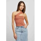 Urban Classics Dames One Strap Top Vrouwen Top Zwart Basics, Streetwear, terracotta, S