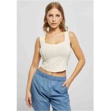 Urban Classics - Short Corsage - Mouwloze Top - Ivoorkleurig