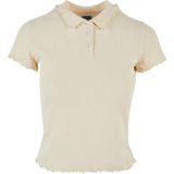 Urban Classics - Rib Polo Top - Ivoorkleurig