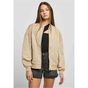 Urban Classics - Recycled Oversized Light Bomber Jacket - Beige - Damesjack